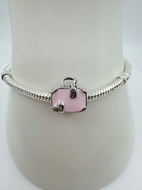 Pandora Pink Travel Bag Charm